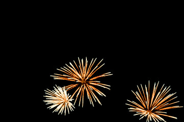 Obraz premium Close-up colorful fireworks