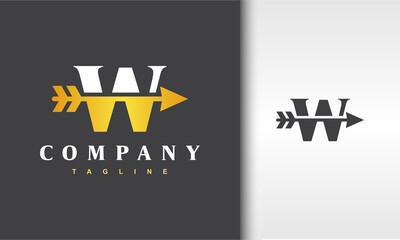 initial W arrow logo