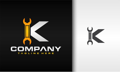 initial K wrench logo