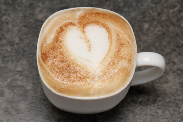 cappuccino with heart