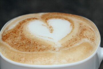 cappuccino with heart