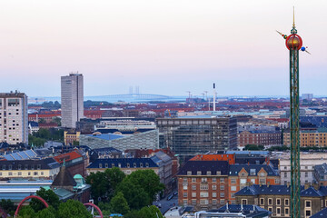 Sunset in Copenhagen, Danmark