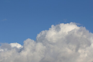 blue sky with clouds