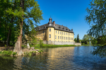 baroque castle dyck dike  germany