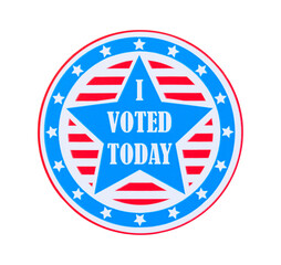 I Voted Today Sticker