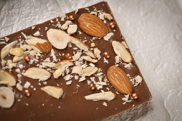 Handmade chocolate .