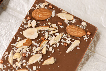 Handmade chocolate .