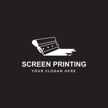 Screen Printing Squeegee Stock Illustrations – 173 Screen Printing