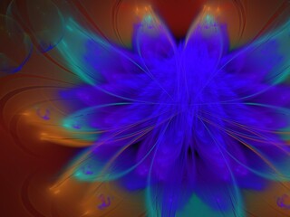 Imaginatory fractal background Image