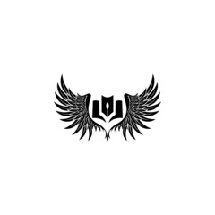 this is a creative  wing  logo design.