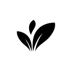 this is a creative   leaf icon design