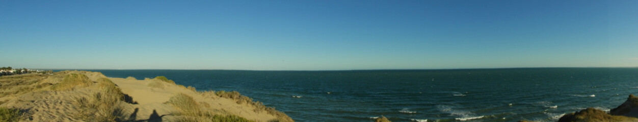Vista de mar en la Grutas