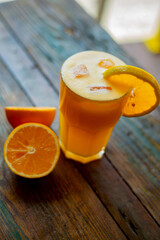 fresh orange juice im a glass