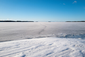 Scenic view of winter landscape