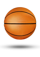 Isolated basketball ball on a white background.