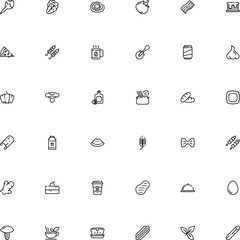 icon vector icon set such as: cold, casserole, herbal medicine, bun, instruction, process, interface, foodstuff, bow, filled, style, image, refreshment, strip, boletus, loaf, life, soda, growth