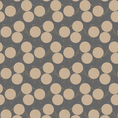 seamless pattern with gold abstract 