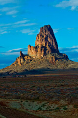 Fototapeta na wymiar USA, Arizona. Kayenta, El Capitan, sacred to Navajo