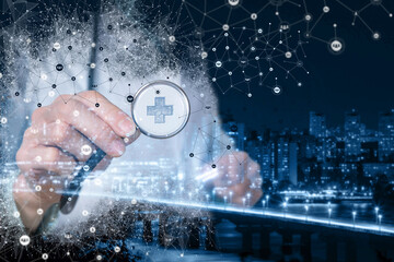 Medical care and service concept.
