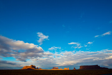 USA, Arizona-Utah border. Monument Valley buttes.