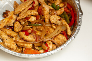 Chicken and Shrimp Fajitas Dinner