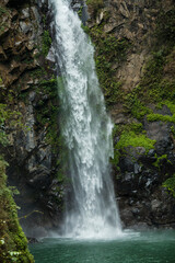 dramatic  rice terraces landscape taken in Batad, Banaue, Philippines during a summer travel in Asia