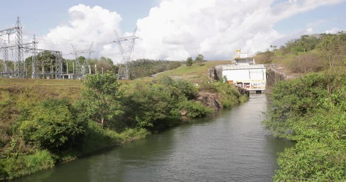 Panama Los Zambrano David district, hydroelectric power station