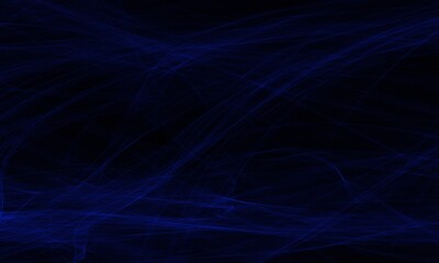 Abstract blue wave on a black background