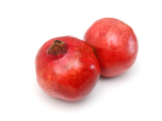pomegranate isolated on the white background 