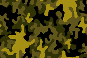 Full seamless camouflage texture skin pattern vector for military textile. Usable for Jacket Pants Shirt and Shorts. Army camo masking design for hunting fabric print and wallpaper. 