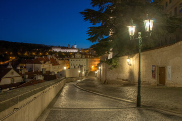 city at night / Hradčany, Prague, Czech Republic