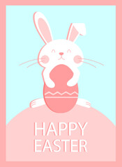 Postcard "Happy Easter Bunny"