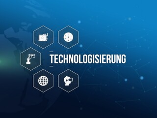 Fototapeta premium Technologisierung