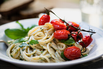 Roasted Cherry Tomato Pasta