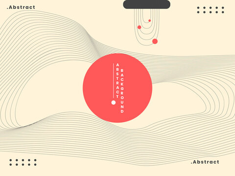 Abstract background with wavy lines