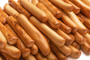 Breadsticks. Fresh baked goods.