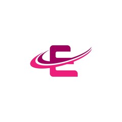 Letter E  logo icon design vector illustration