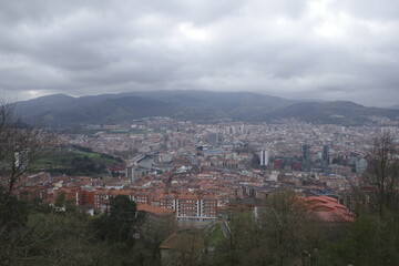 Fototapeta na wymiar Urban view on Bilbao