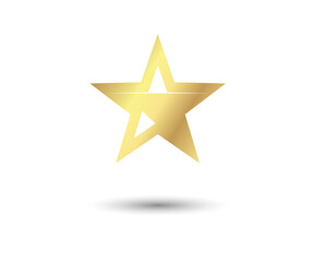 Star Icon vector eps10. Simple flat symbol. Star flat design  web site, mobile app, logo on white background.  illustration - Vector