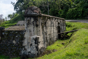 Fototapeta na wymiar Fortifications on the Caribbean Side of Panama, Portobelo, San Lorenzo 