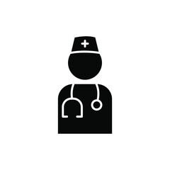 Illustration Vector graphic of nurse icon