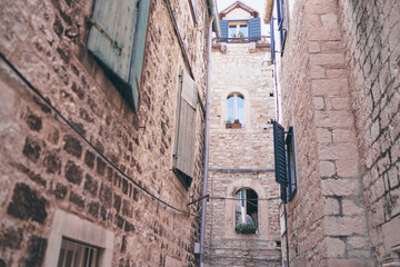 Ancient architecture of Split old town, Croatia.