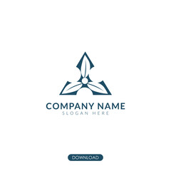 Obraz premium ninja leaf healthy food concept. suitable for restaurant logo