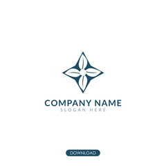 ninja leaf healthy food concept. suitable for restaurant logo