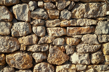 Ancient stones textured wall background.