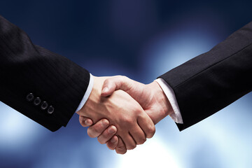 handshake between two businessmen