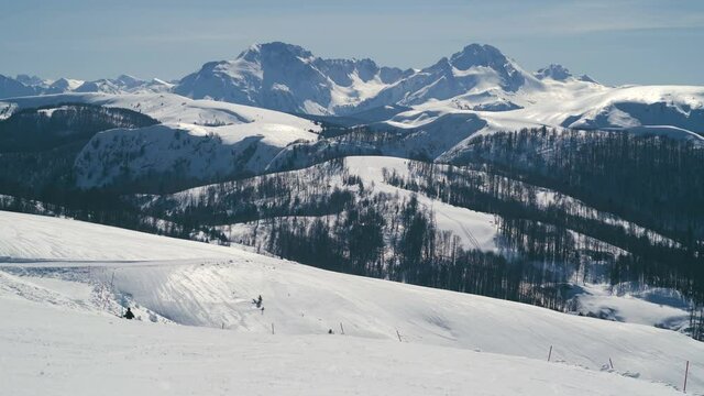 Ski resort in Montenegro called Kolasin 1600