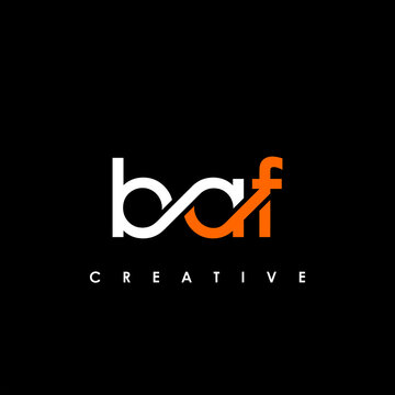 BAF Letter Initial Logo Design Template Vector Illustration