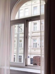 Window in an old czech building