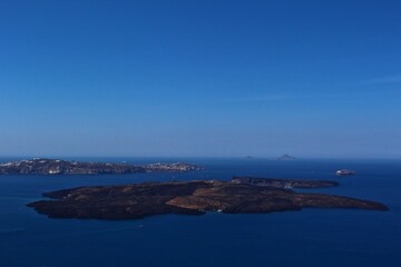 Santorini, Greece. Caldera panoramic view. 